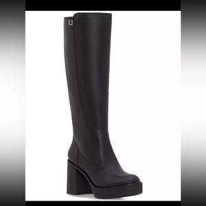 Lucky brand Odillie Platform Knee-High Boots 7 Black